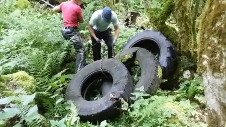 Sanacija črnega odlagališča – Banova jama 105